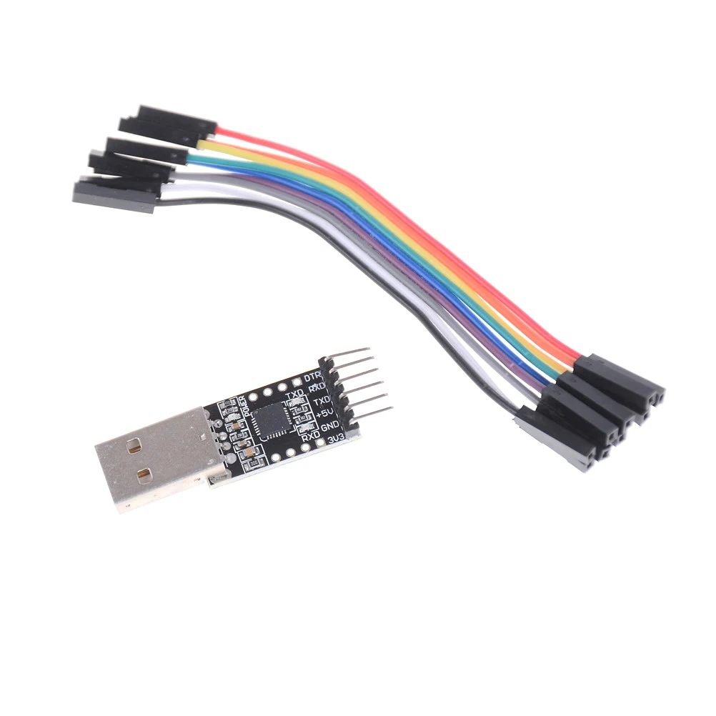1 комплект USB 2,0 к ttl UART 6PIN CP2102 модуль последовательный конвертер+ кабель