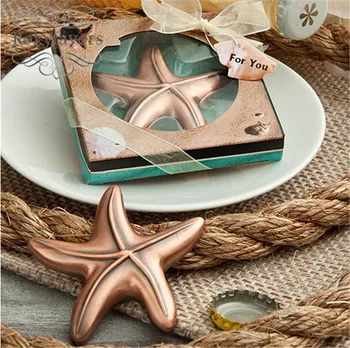 

FREE SHIPPING 20PCS Starfish Beach Ocean Theme Bottle Opener Bridal Shower Wedding Favors Engagement Keepsake Party Supplies