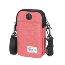 Шее висит сумки многофункциональная сумка талии регулируемый ремень Водонепроницаемый телефон Сумки с отверстием для наушников AB@ W3