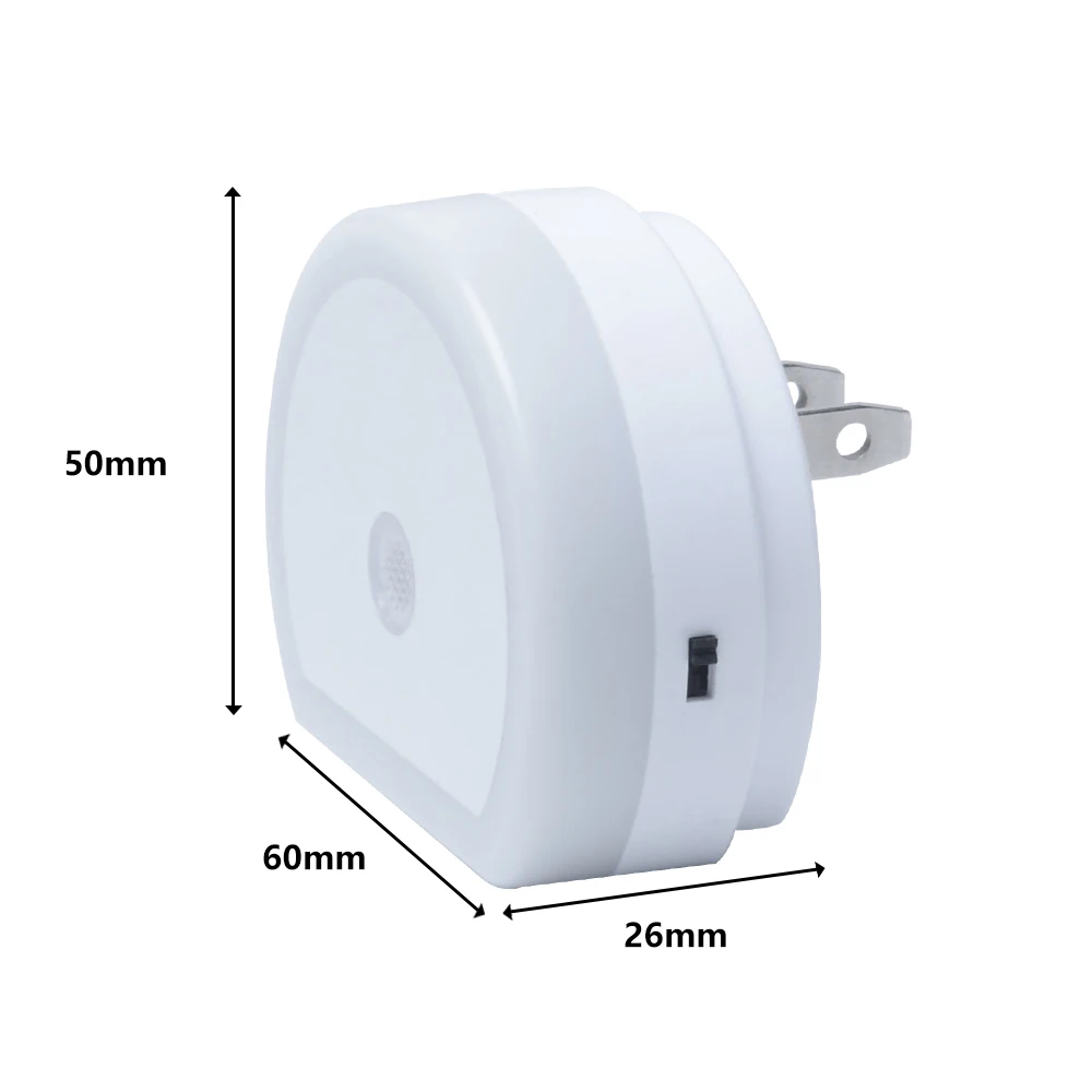  LED Night Light with Dual USB Port Light Sensor Control Lighting Plug-in Wall Charger Lamp EU US Pl - 32962426977