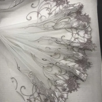 

7 style Delicate embroidery cotton mesh embroidery lace DIY decorative