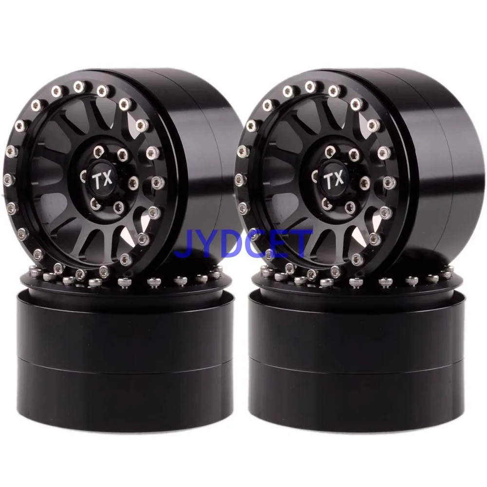 2022 Алюминиевый 12 спиц Beadlock 2 &quotобод колеса 4 шт для Axial Yeti/Wraith RC внедорожный