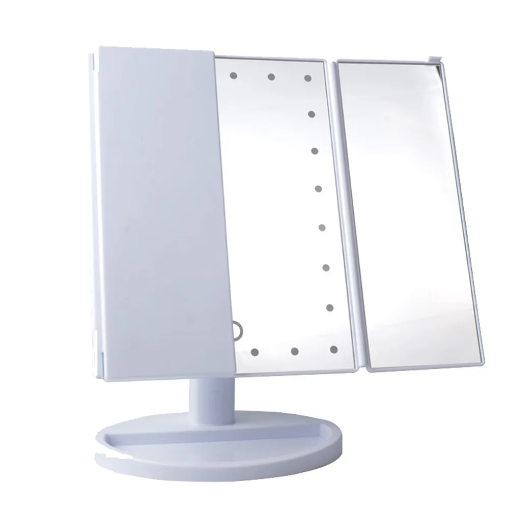 

DD Makeup Tri-sided Foldable Portable Lighted Tabletop LED Beauty Vanity Mirror