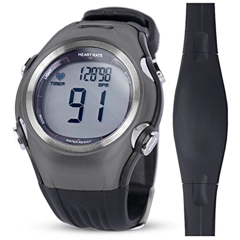 Vente Moniteur de fréquence cardiaque hommes sport montres polaires étanche numérique sans fil course à pied cyclisme sangle de poitrine femmes montre de sport Orange