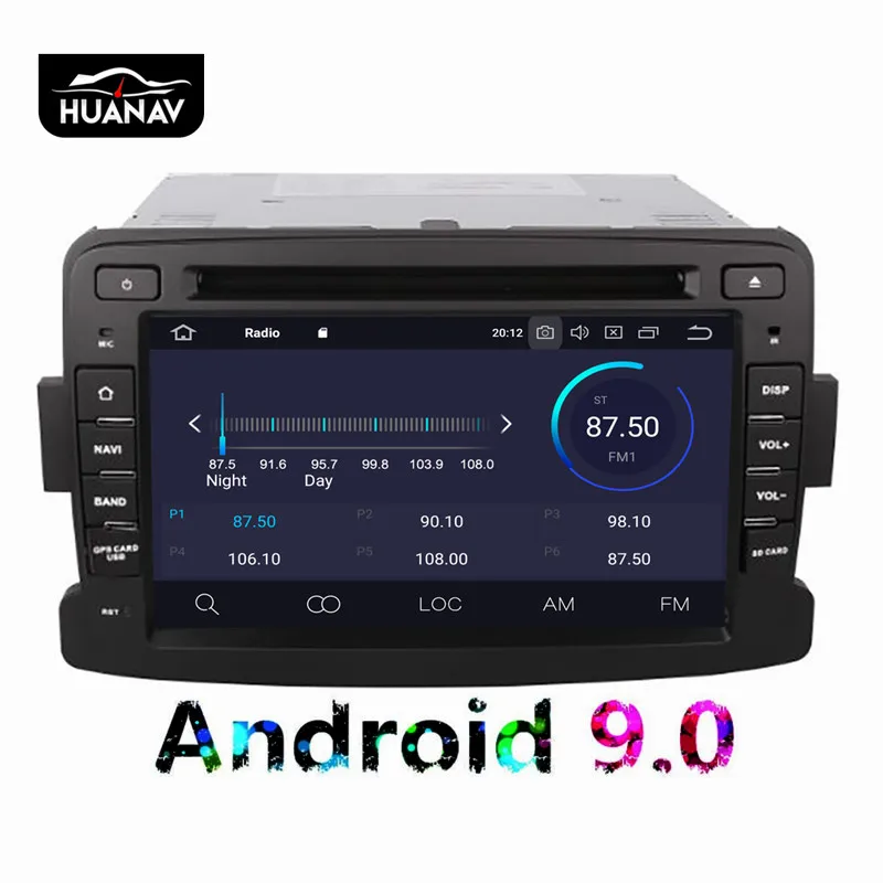 Flash Deal DSP Android 9.0 Car DVD Player GPS Navigation For Renault Duster 2012 2013 Auto Car radio player stereo headunit tape multimedia 5