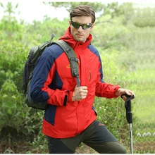 DIRENJIE на открытом воздухе Катание на лыжах в зимнем кемпинге лыжная одежда, мужские двухсекционные триадные непромокаемые дышащие куртки