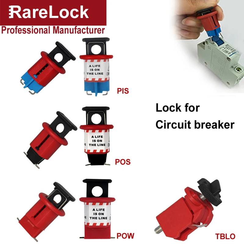 

Rarelock MS509 Lock for Circuit Breaker Air Switch Leakage Protective Home Security Baby Protection H