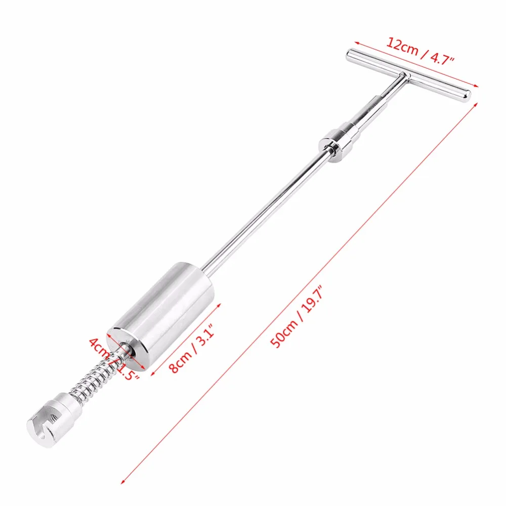 Зарубежные DE 2-в-1 T бар слайд молоток съемник инструмент для кузова автомобиля вмятин ремонт удаление вмятин от града
