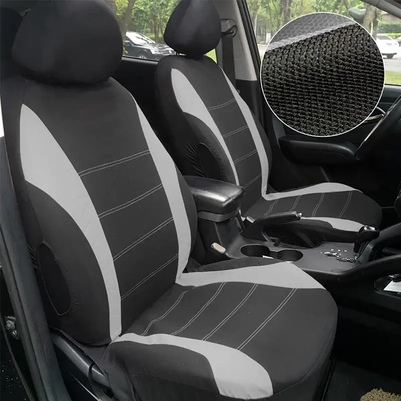 car covers car-covers seat cover чехлы для авто чехлы на авто автомобильные сиденья автомобиля в машину чехол на сиденье для Ford Edge Эверест проводник фокус 1 2 3 4 5 Fusion побег Kuga Mondeo MK2 MK3 MK4 Mk7 - Название цвета: gray