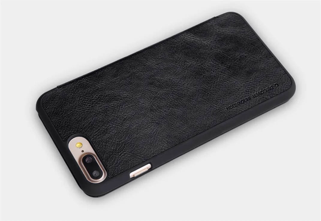 iphone 8 plus wallet case For iphone 7 8 Flip Case iphone 7+ 8+ PLUS Cover Nillkin Qin Vintage Leather Card Pocket Flip Cover For iphone 8 Phone Bags iphone 8 leather case