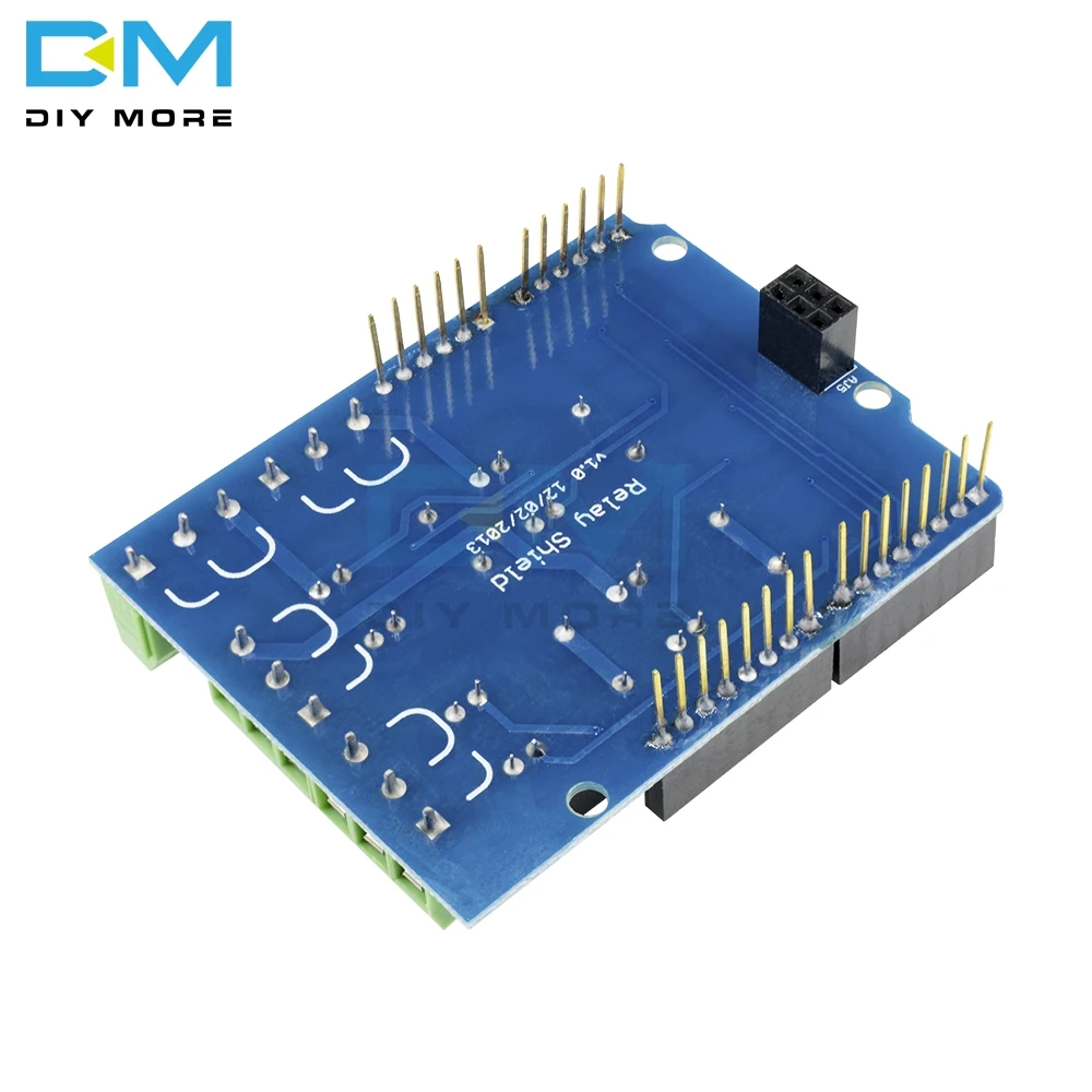5 в 4 четырехканальный модуль Релейный Щит интерфейс для Arduino управления сигналом
