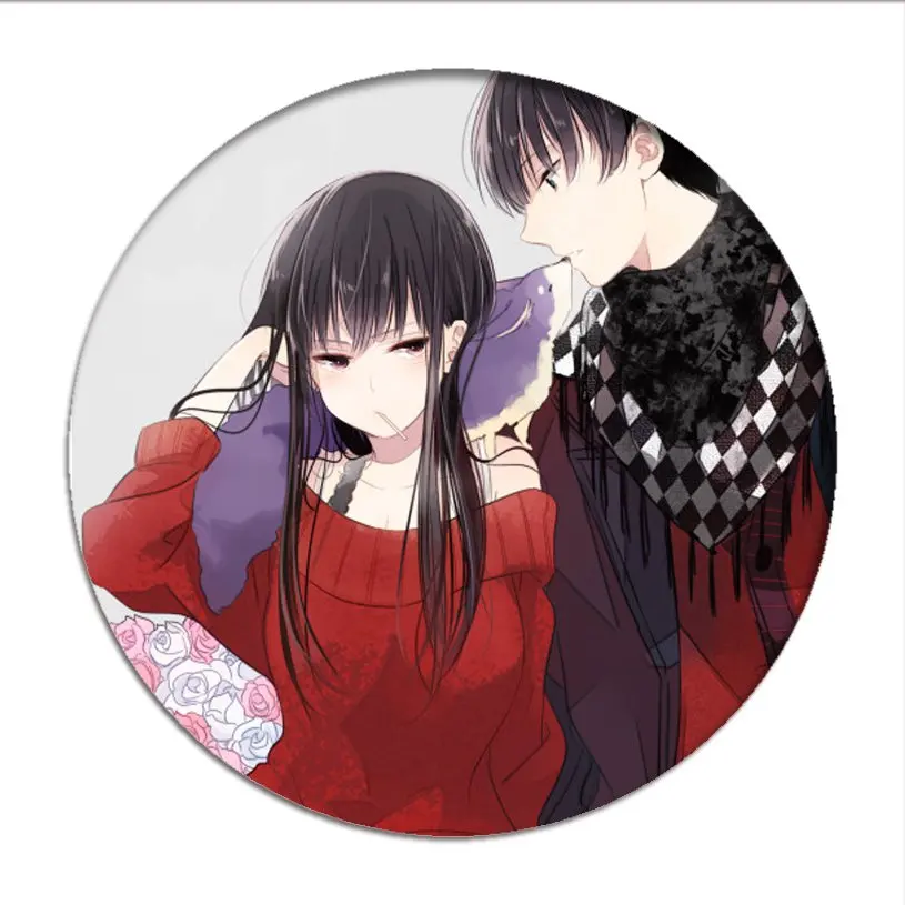 1 шт. Kyokai no Kanata значок косплея Мирай Курияма брошь заколки kanбара Акихито