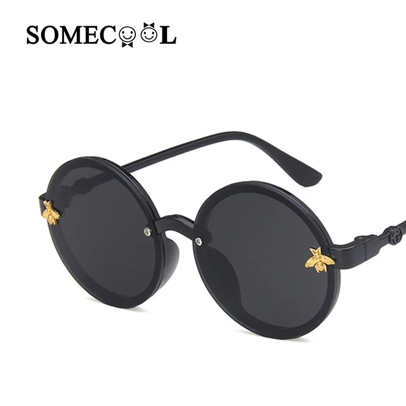 

SomeCool Brand 2-6 Years Kids sunglasses Cute Round Glasses Baby Boys&girls Protect UV400 Sun glasses Outdoor Child eyewear N120