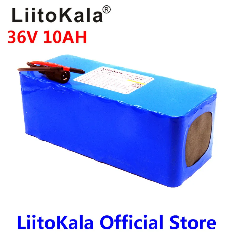Buy LiitoKala 36V 10ah 500W 18650 lithium battery 36V