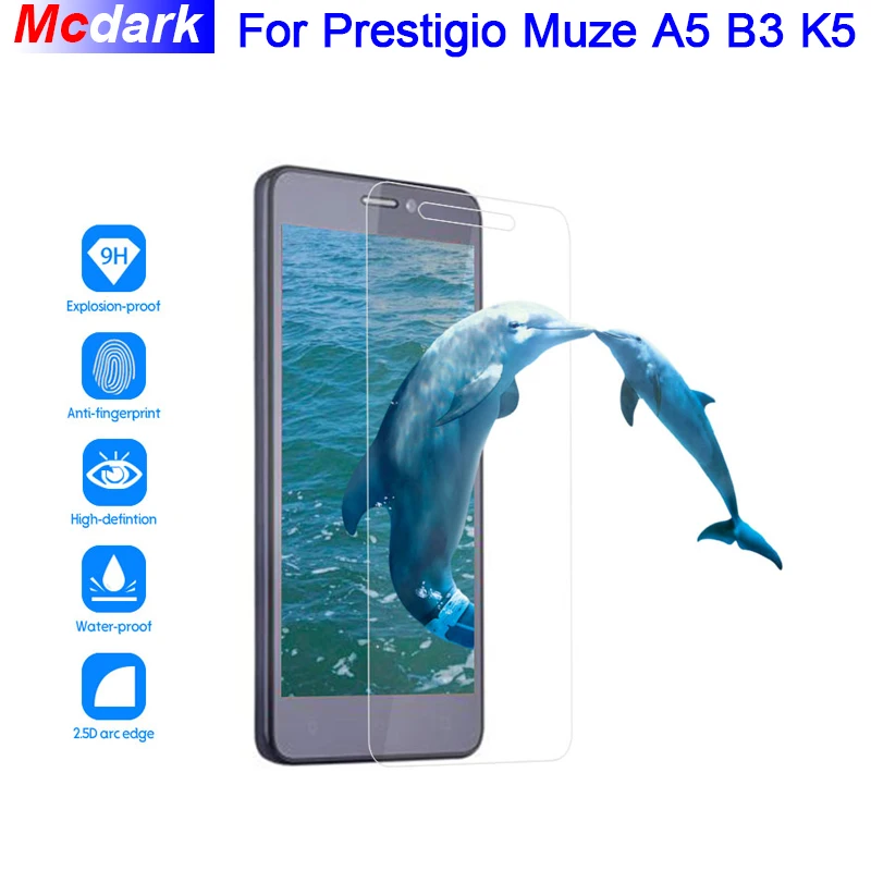 

9H Tempered Glass For Prestigio Muze A5 B3 K5 Screen Protector Film For PSP5502 3512 5509 DUO Glass Film Easy Phone Film
