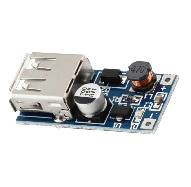 Glyduino DC DC Booster Module (0.9V 5V) to 5V 600ma USB Booster Circuit