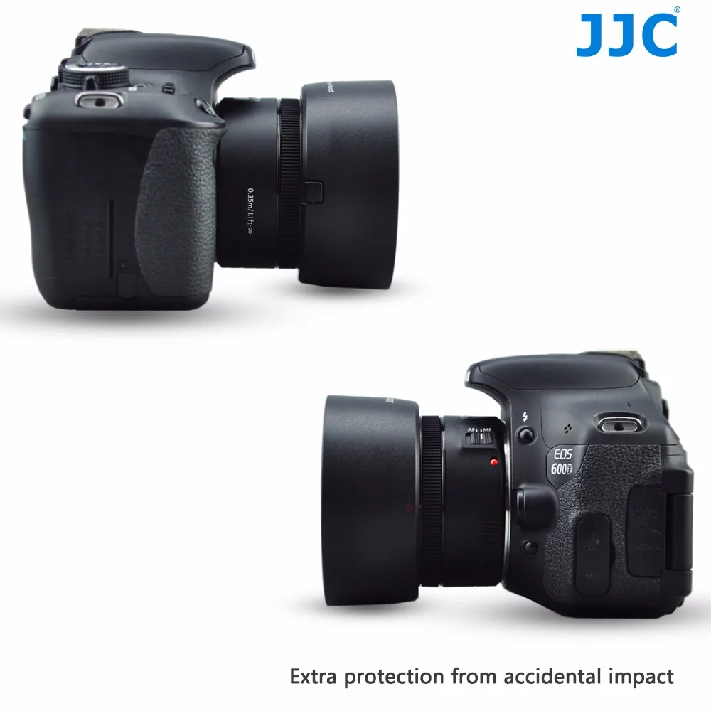 JJC LH-68 байонетная бленда объектива камеры для Canon EF 50 мм f/1,8 STM объектив заменяет ES-68