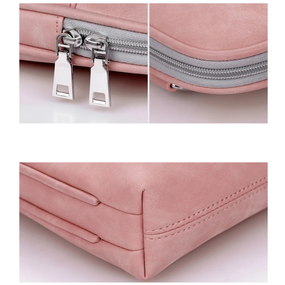 2021 Fashion new PU waterproof Scratch-resistant Laptop Shoulder Bag 13 14 15inch Notebook Shoulder Carry Case for MacBook Air