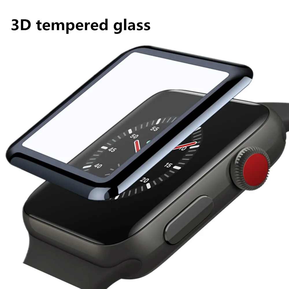 

3D Screen Protector Series1 Series2 Series3 Tempered Glass Screen Protector [Anti-scratch] for Apple Watch 42mm/38mm
