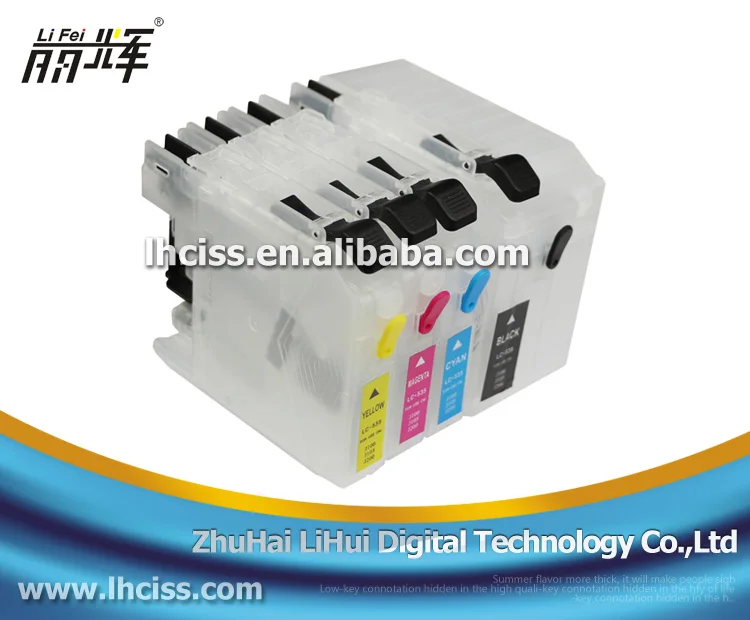 newest!! short refillable ink cartridge LC539/lc535 for ...