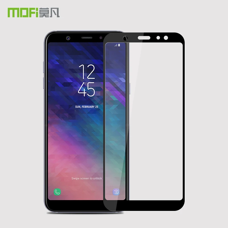 Full Screen Glass For Samsung Galaxy A6 2018 A600 A600FN A600FN/DS Tempered Glass Film Cover 2.5D 9H A 6 600 SM-A600 SM-A600FN