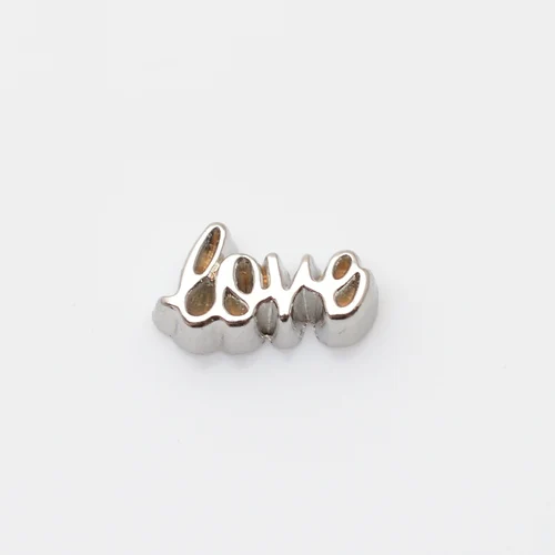 

Silver love, Floating charm fit floating charm lockets, FC0282,10PCS/LOT