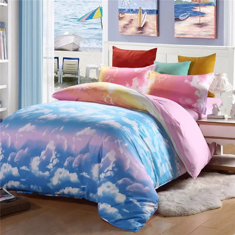 Buy Home Textile 3d Style Cloud Bedding Sets Single
