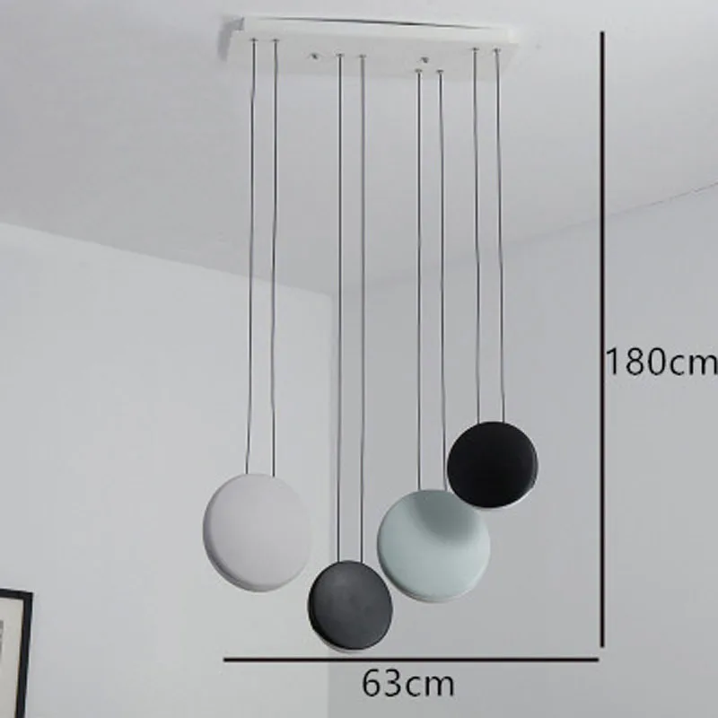 SGROW Nordic Moon Shape подвесные светильники современный круглый бар для спальни гостиной