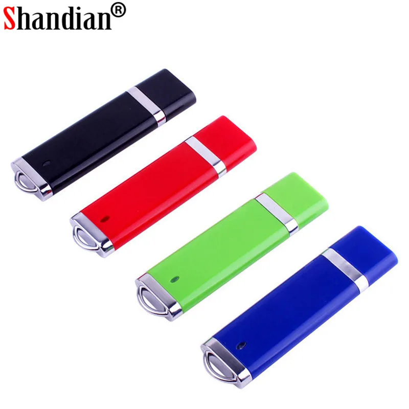

SHANDAIN USB 2.0 plastic 4 Color lighter shape pendrive 4GB 32GB USB Flash Drive Pen drive 16GB 64GB as friend Gift