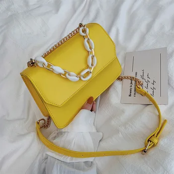 

Women's Bags Chain Designer Crossbody Bags For Women 2019 Fashion PU Leather Female Shoulder Messenger Bag Purses and Handbags