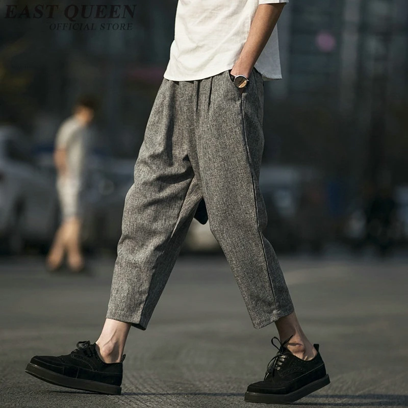 Mens calças verão leves harem pants masculino FF880|Calça Casual| - AliExpress
