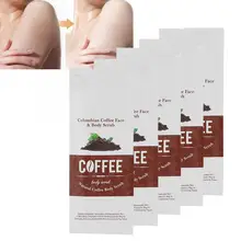 5 предмета кофейные отшелушивающие скраб-крем для удаления омертвевшей кожи без повреждения кожи отбеливание и Осветление и Увлажняющий скраб