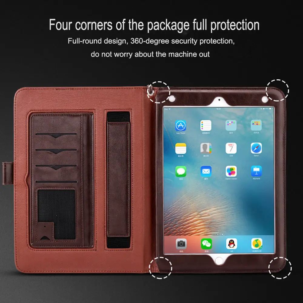

For ipad air2 case Fashion Cover for iPad 6 luxury Leather case for apple ipad air 2 tablet with stand function Auto sleep/up