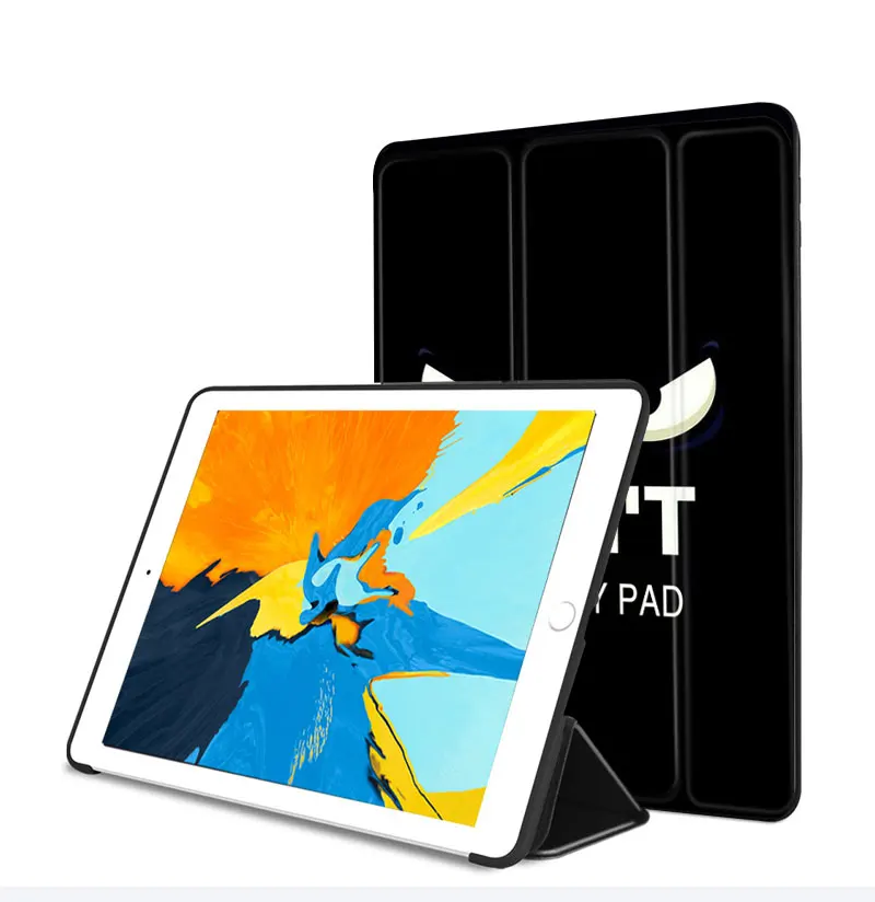 for iPad Air 1 2 rd GenerationCase Smart Cover Trifold Stand Soft Back Cover for iPad Air air2 5 6 Auto Sleep/Wake A1566 A1567