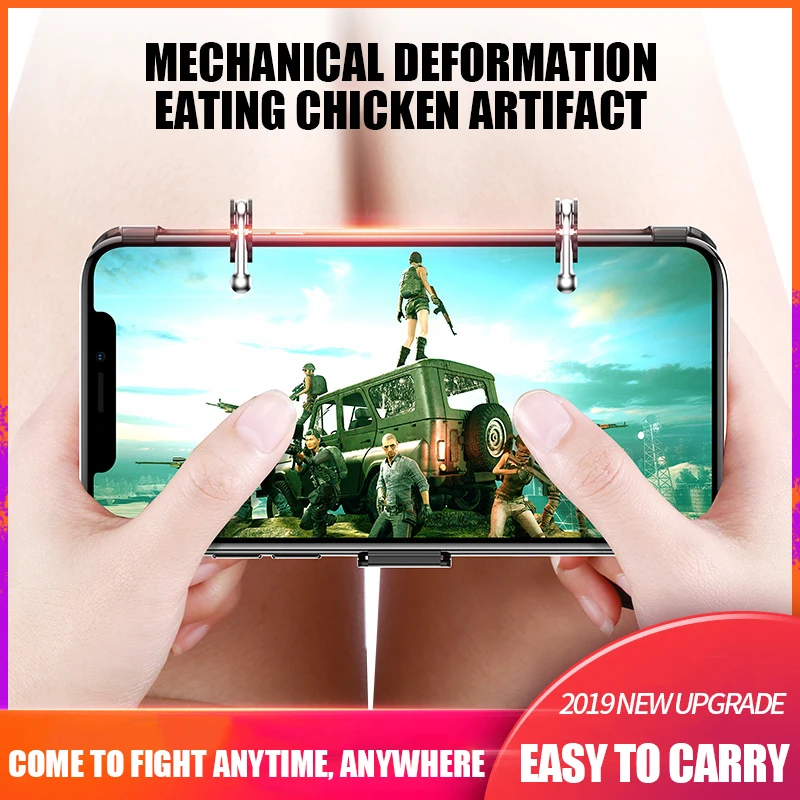 Складной контроллер PUBG чехол для телефона Геймпад Джойстик iPhone Xiaomi huawei Oneplus