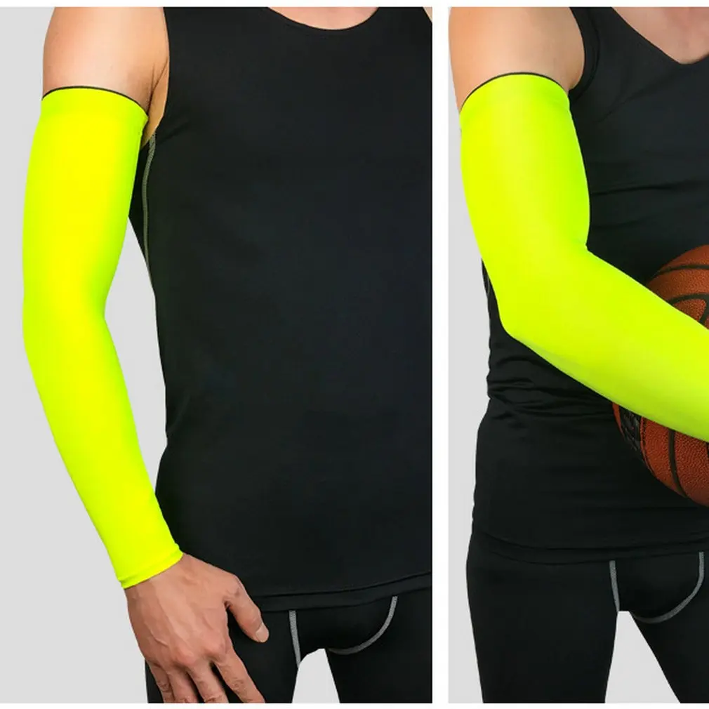 Basketball Protective Gear Sports Armbands Long Elbow Wristbands Men