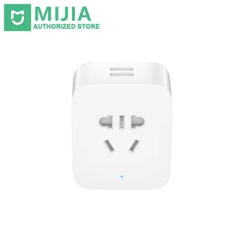 

Xiaomi Mi Mijia Smart Plug Socket Enhanced Version With Dual USB BC1.2 Port Timer Count Down WiFi APP Wireless Remote Control