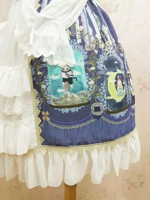 Лолита JSK платье Сладкий хрустальный Кролик серии шифоновое платье от Yiliya