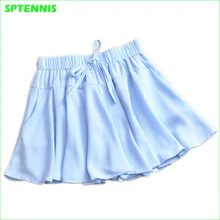 Юбки для тенниса с эластичной резинкой на талии, шифоновые юбки для девочек, юбки для бадминтона, гольф, плиссированные юбки, женская летняя юбка