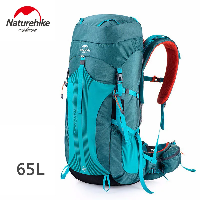 Naturehike 45L 55L 65L Открытый Дорожный Рюкзак Спортивная Сумка Водонепроницаемый походный рюкзак Туристическая сумка рюкзак для альпинизма - Цвет: Blue 65L