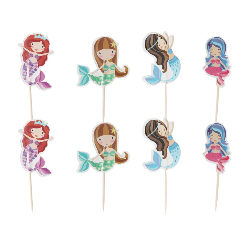 Воздушные шары из фольги «Русалочка», воздушные шары «Русалочка» для девочек, подарок на день рождения, гелиевый воздух, воздушные шары принцессы из мультфильма - Цвет: 24pcs Katongmeirnyu