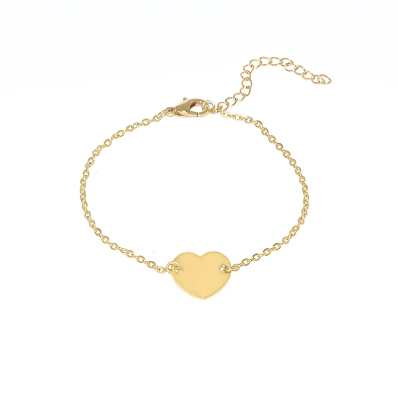 Изящный браслет в форме сердца маленький милый подарок для сестры | Украшения и