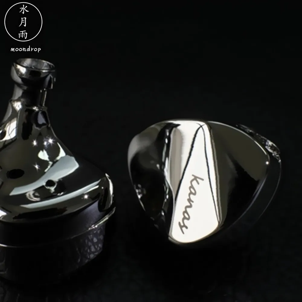 

Moondrop Kanas Pro Newest fashion diamond zinc-magnesium alloy dynamic HIFI in-ear earphones earbuds earplugs replaceable cable
