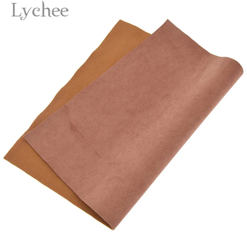 Lychee Life 29x21 см A4 бархат из искусственной кожи ткань высокого качества сплошной цвет Синтетическая Кожа DIY материал для сумки одежды