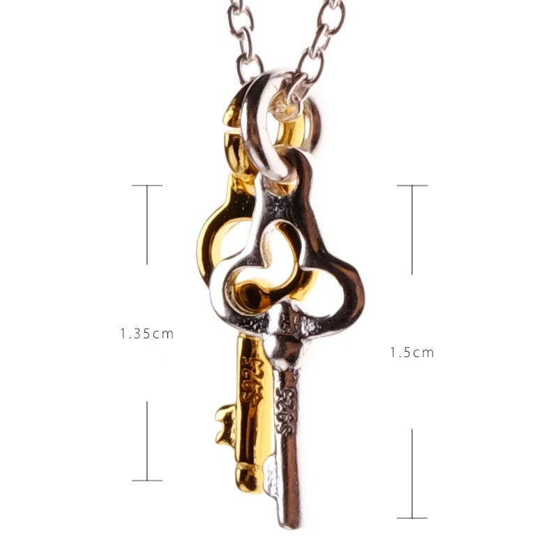 Бутик amorita silver925 ключи короткие ожерелья
