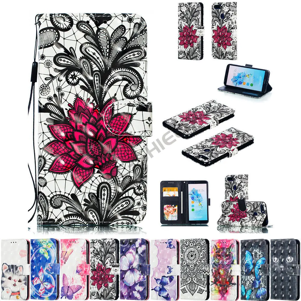 

3D Cover For Huawei Honor C7 7C AUM L41 5.7 in Silicone Flip Photo Frame Wallet Phone Case For Huawei HonorC7 Honor7C AUM-L41