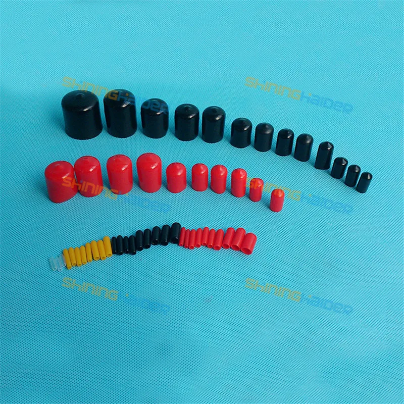 ID inner diameter 1.5mm to ID 8mm PVC cap with different colors,Cable