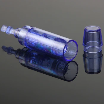 

10Pcs Disposable Tattoo Cartridge Needles With Cap Permanent Makeup Nano Micro Needle 12 Pins For Ultima A6 A1 Dr Derma Pen Tip