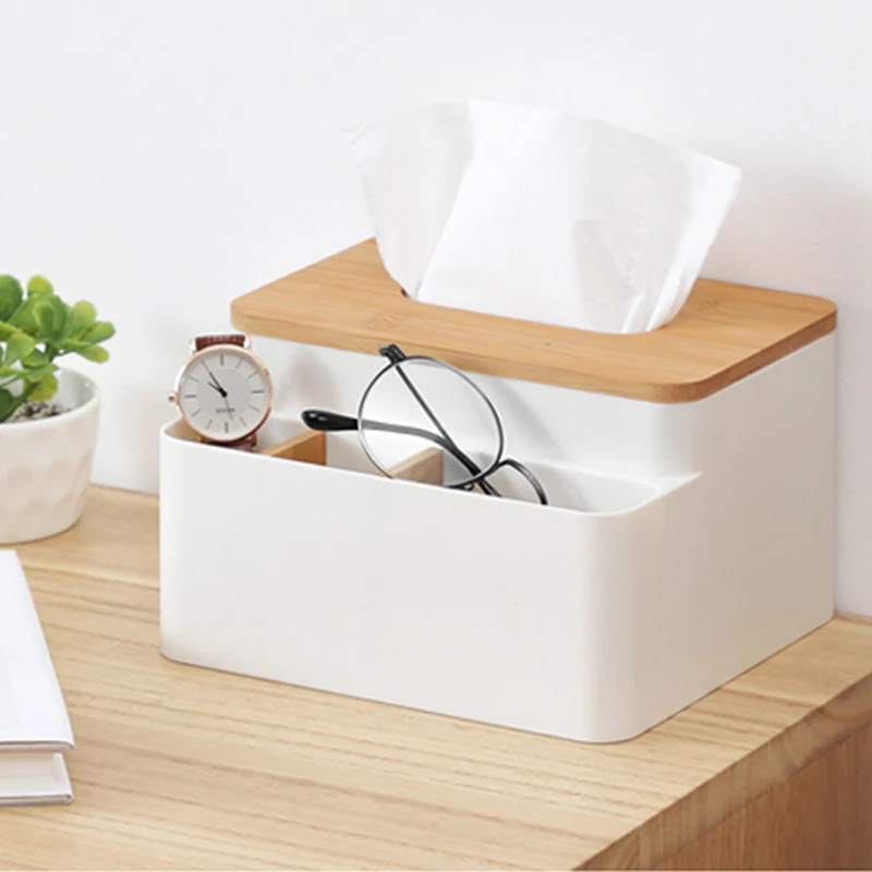 

050 Home Good quality Simple multi-functional tissue box 18*16.2*11cm