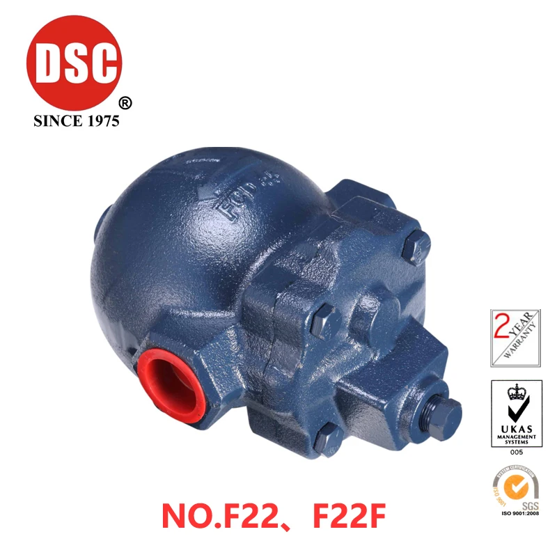 DSC ковкого чугуна поплавок и термостатические паровые ловушки № F22/F22F |